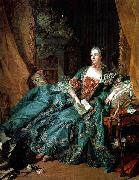 Francois Boucher Portrat der Madame de Pompadour painting